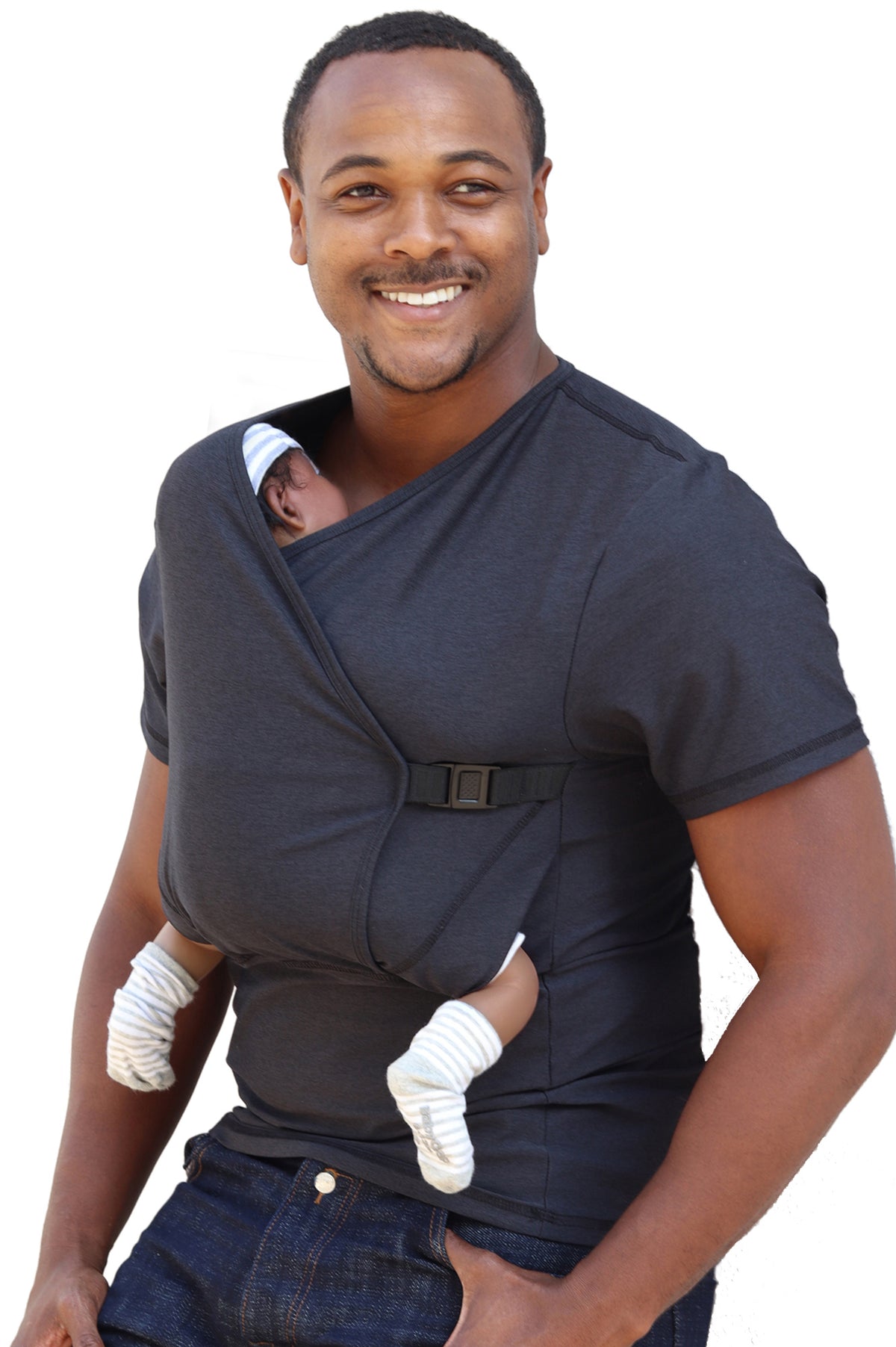 Black - Men&#39;s Newborn Baby Carrier