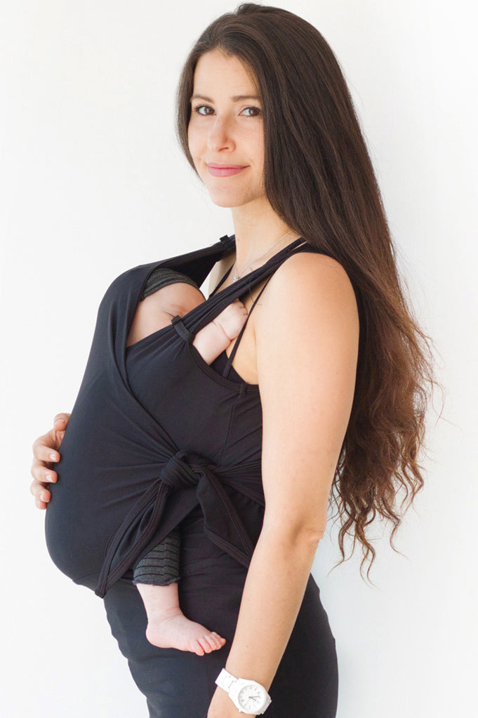 Basic Black - Newborn Baby Carrier