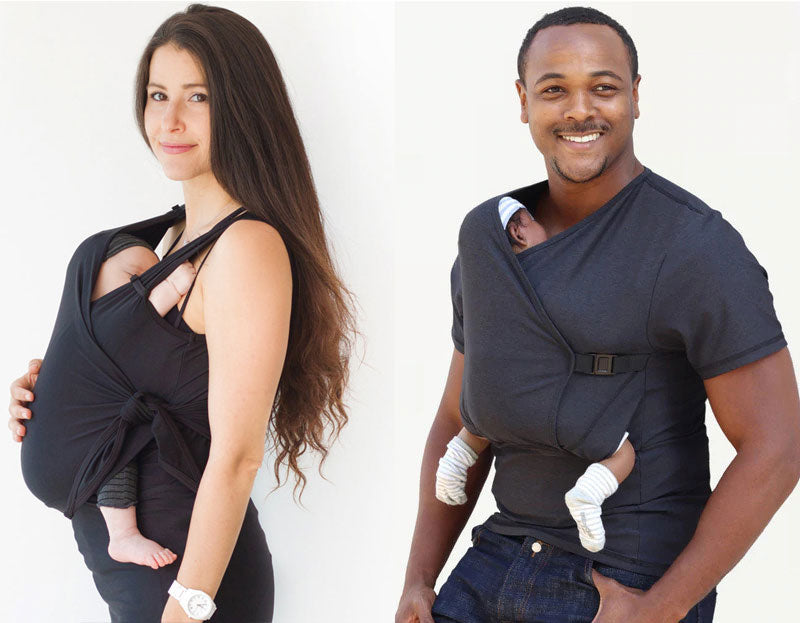 Basic Black Women's & Men's Baby Carrier Bundle