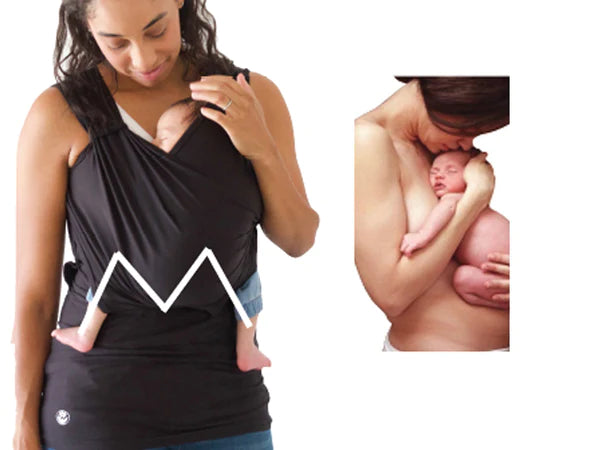 Boba wrap top newborn position