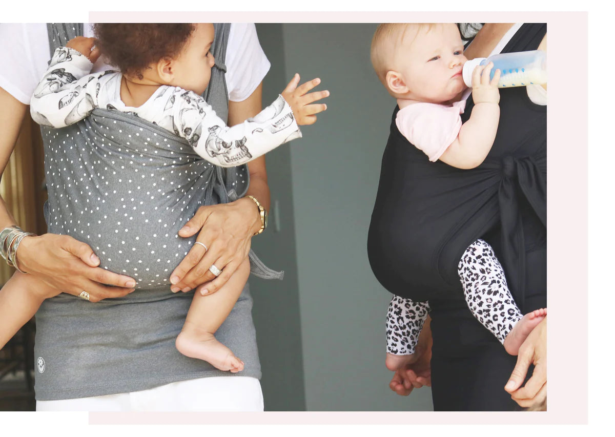 Easy Breastfeeding in a Newborn Baby Carrier