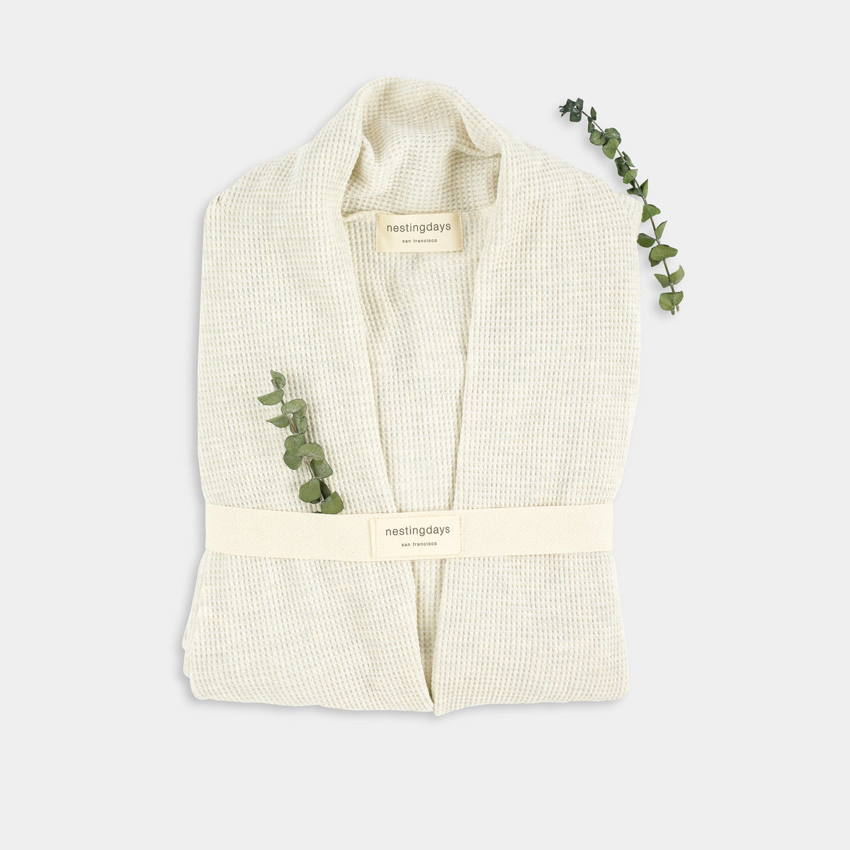 Waffle Weave Creme Cardigan