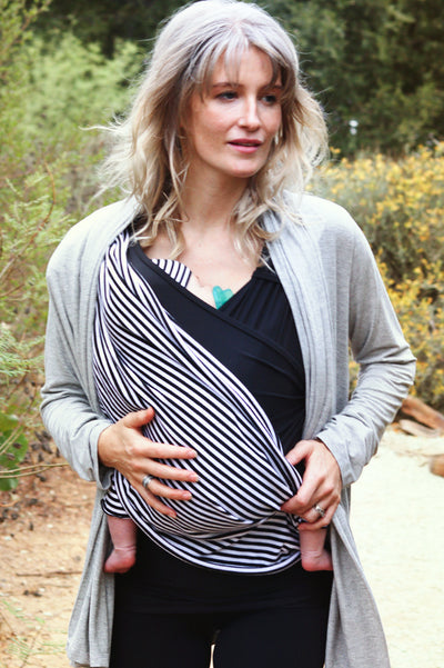 Nursing Cardigan - Heather Grey