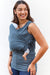 Newborn Baby Carrier, Infant Wrap, Babywearing Shirt, Marine Blue